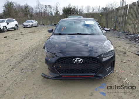 2021 Hyundai Veloster Turbo R-Spec z USA, uszkodzony, nr VIN KMHTH6AB6MU032180